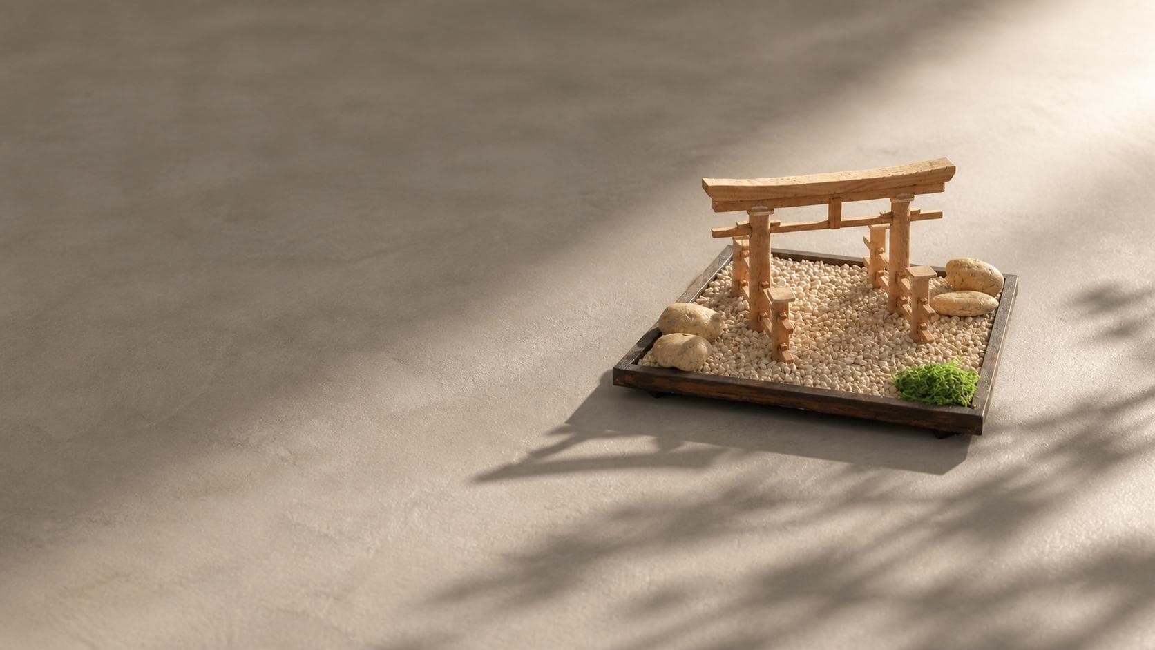 Jardín Zen "Torii" a Escala – Kazaru